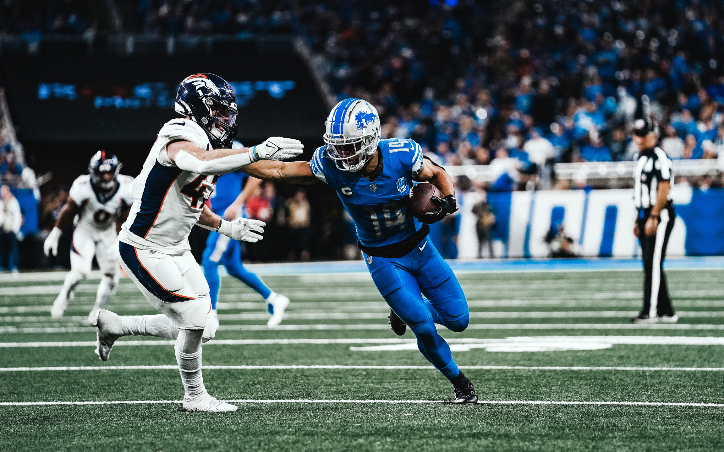 Amon-Ra St. Brown, featured in What Full PPR Does To Four Receivers' Lineup Value
